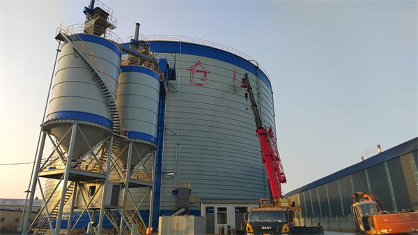 海南2萬噸粉煤灰倉建造施工流程
